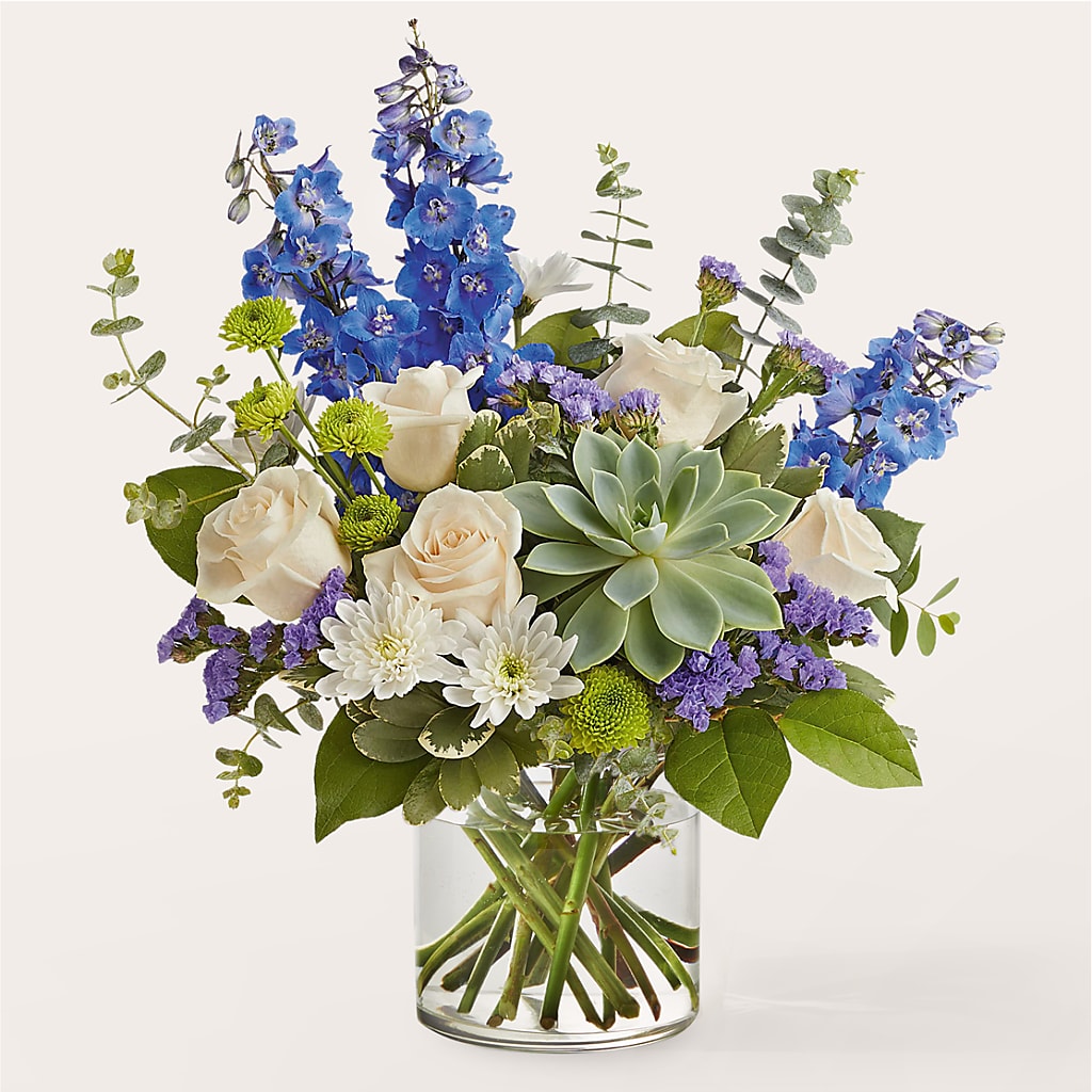 Cerulean Waves Bouquet – Rhodes Family Price Chopper, Branson MO
