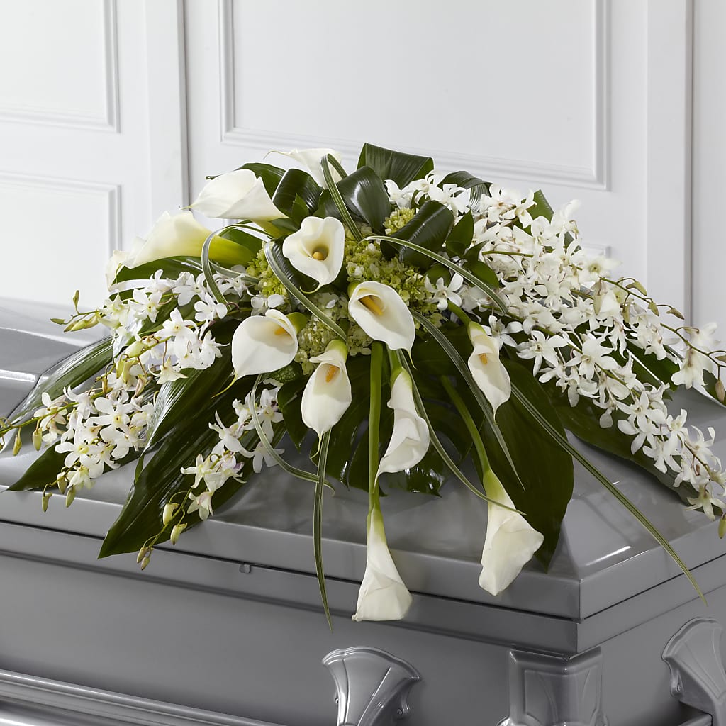 Angel Wings Casket Spray – Rhodes Family Price Chopper, Branson MO