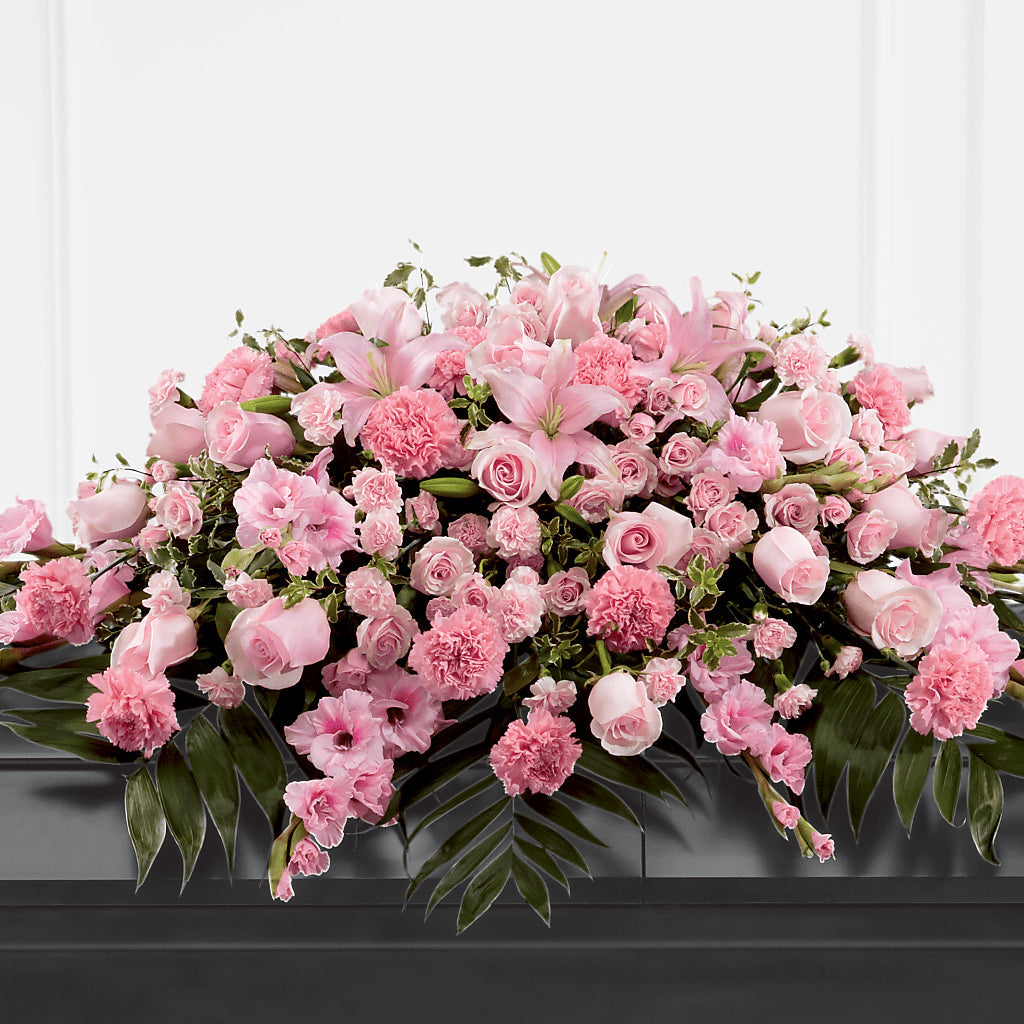 Garden of Comfort Casket Spray (Standard) – Rhodes Family Price Chopper, Branson MO
