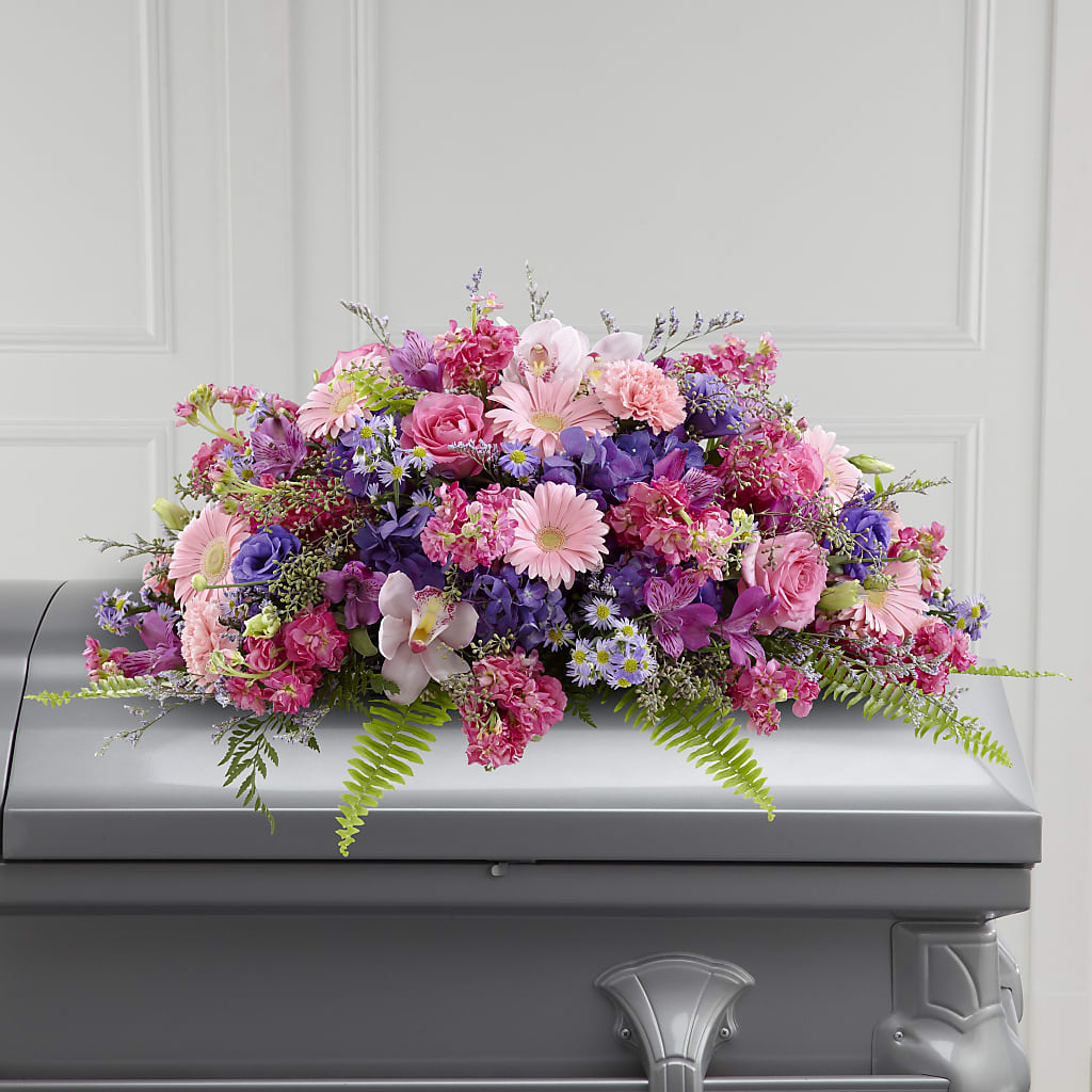 Glorious Garden Casket Spray – Rhodes Family Price Chopper, Branson MO