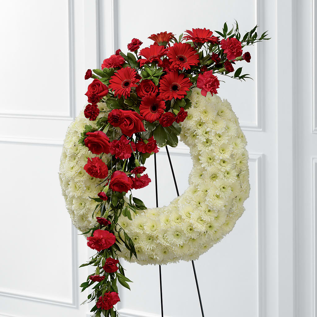 Graceful Tribute Wreath – Rhodes Family Price Chopper, Branson MO