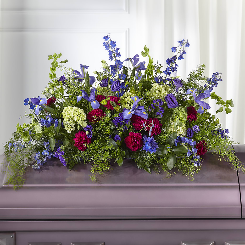Always Treasured Casket Spray – Rhodes Family Price Chopper, Branson MO