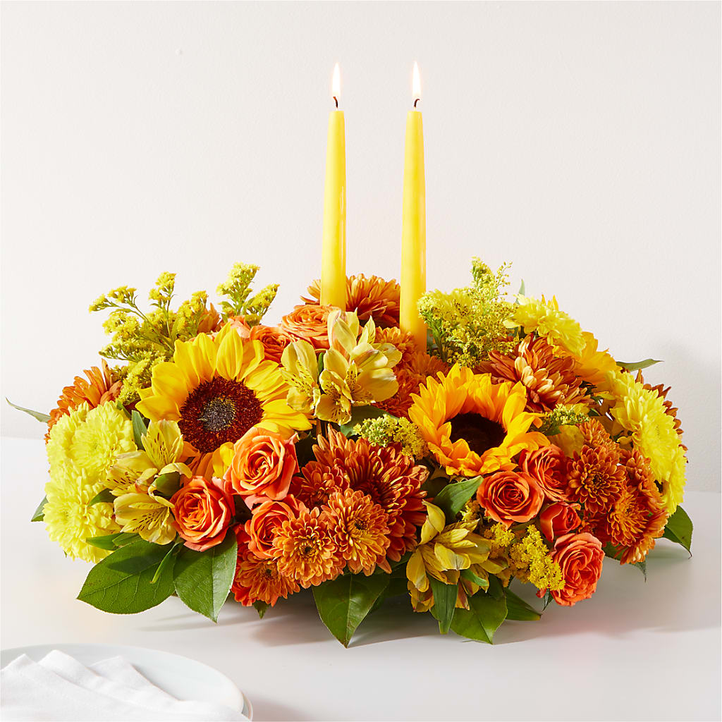 Autumn Harmony Centerpiece – Rhodes Family Price Chopper, Branson MO