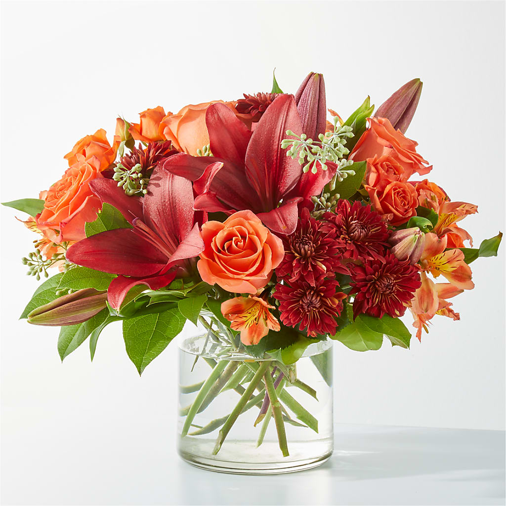 Crimson Leaves Bouquet – Rhodes Family Price Chopper, Branson MO