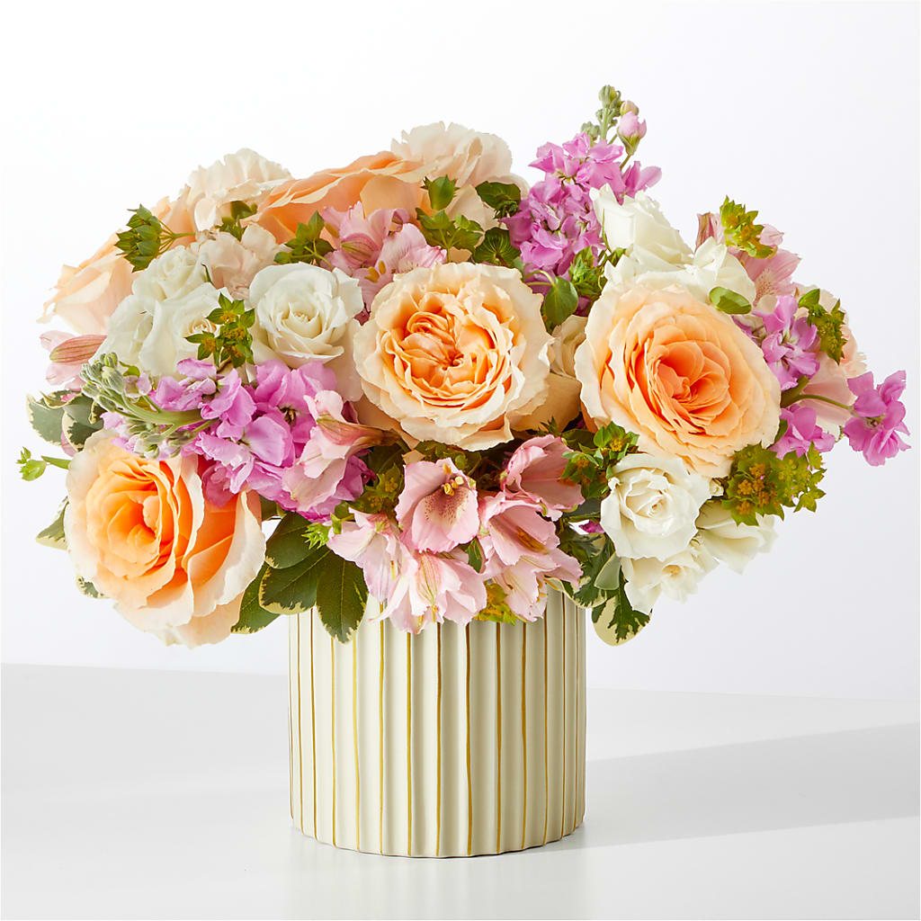Paradise Bouquet with Ivory Vase – Rhodes Family Price Chopper, Branson MO