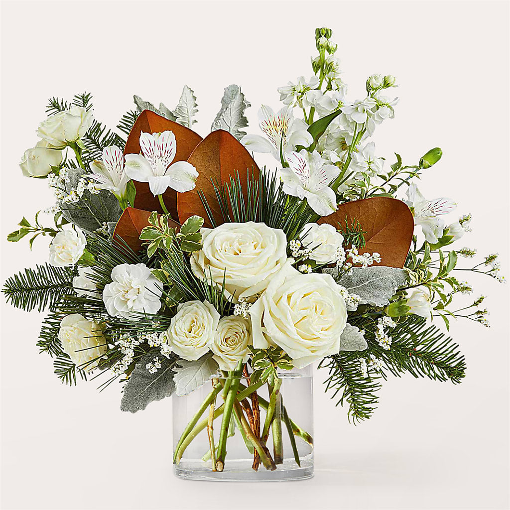 Fresh Snowfall Bouquet – Rhodes Family Price Chopper, Branson MO
