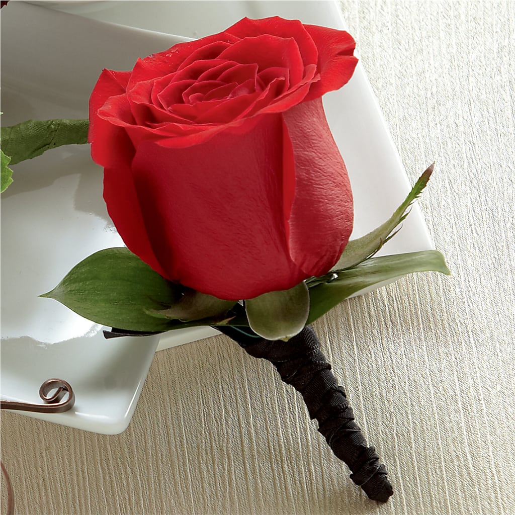 Red Rose Boutonniere – Rhodes Family Price Chopper, Branson MO