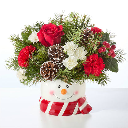 Jolly Snowman Bouquet –  Rhodes Family Price Chopper, Branson MO