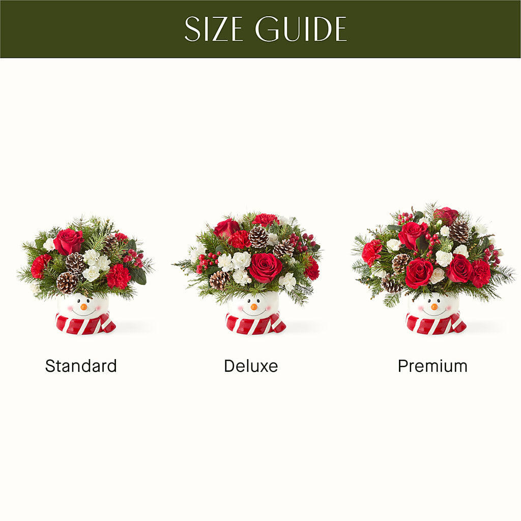 Jolly Snowman Bouquet –  Rhodes Family Price Chopper, Branson MO