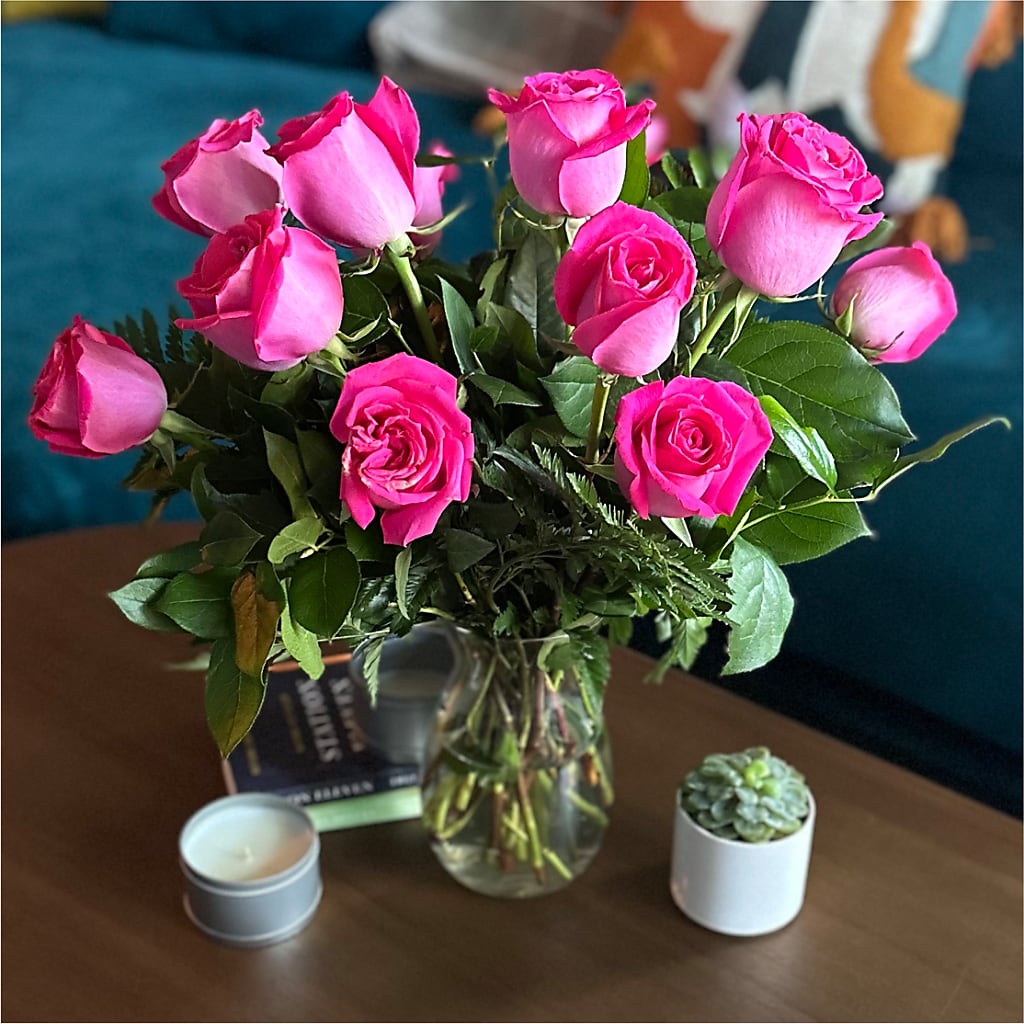 Long Stem Pink Rose Bouquet –  Rhodes Family Price Chopper, Branson MO