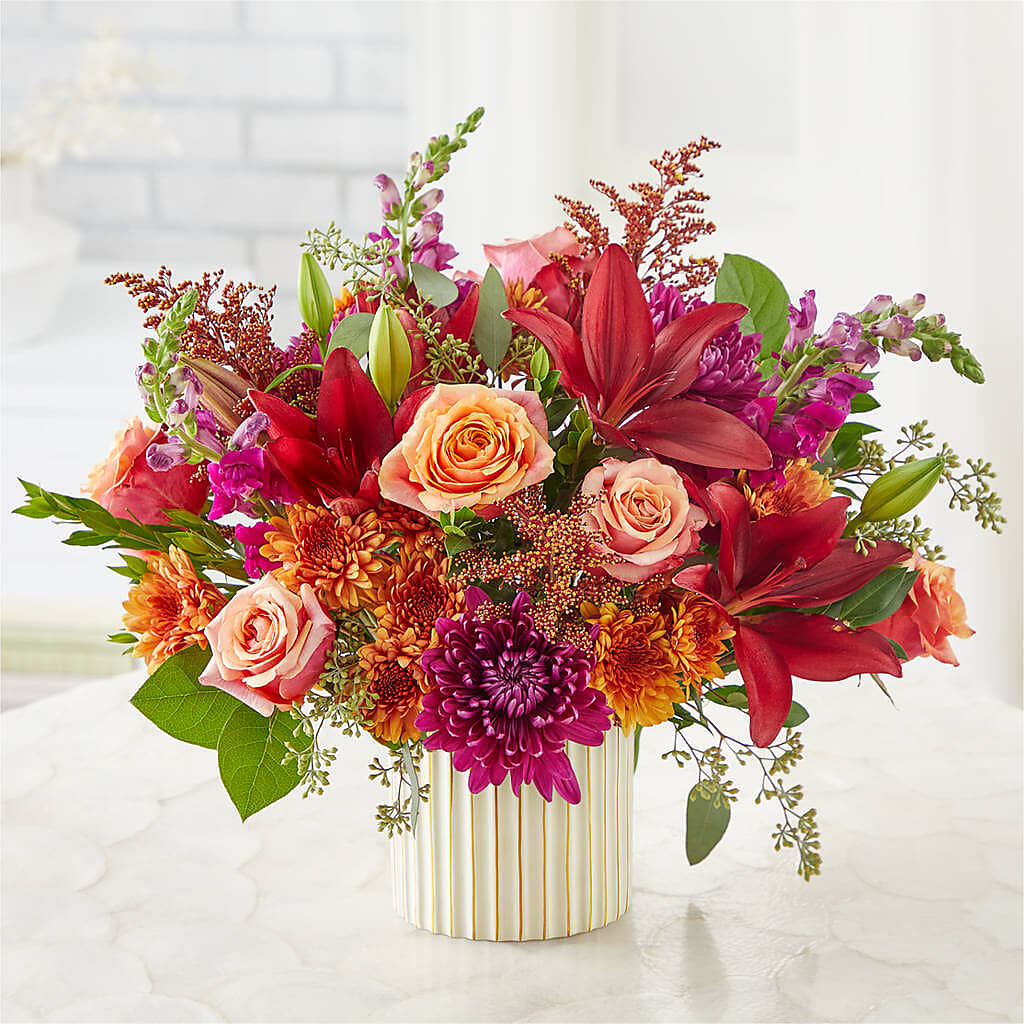 Burgundy Landscape Bouquet –  Rhodes Family Price Chopper, Branson MO