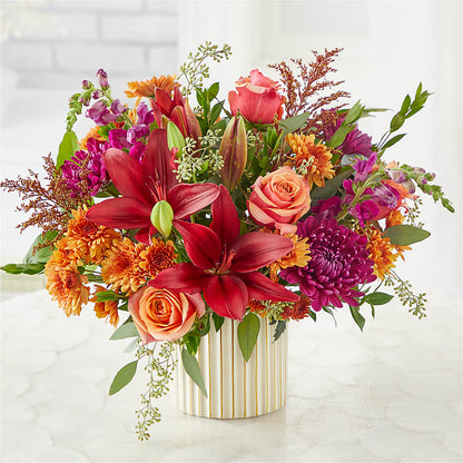 Burgundy Landscape Bouquet –  Rhodes Family Price Chopper, Branson MO