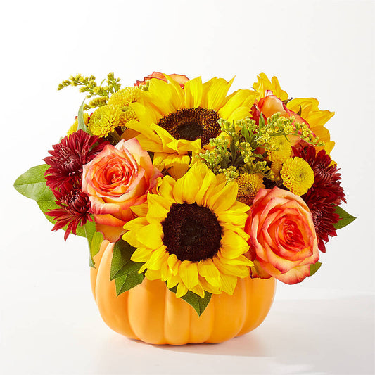 Golden Gourd Pumpkin Bouquet –  Rhodes Family Price Chopper, Branson MO
