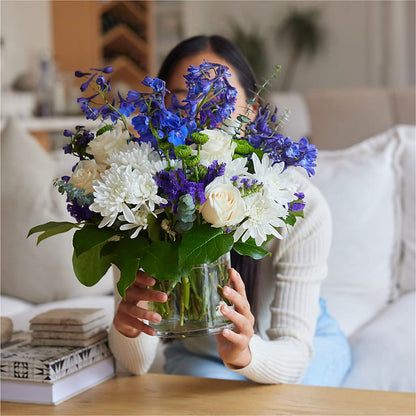 Cerulean Waves Bouquet –  Rhodes Family Price Chopper, Branson MO