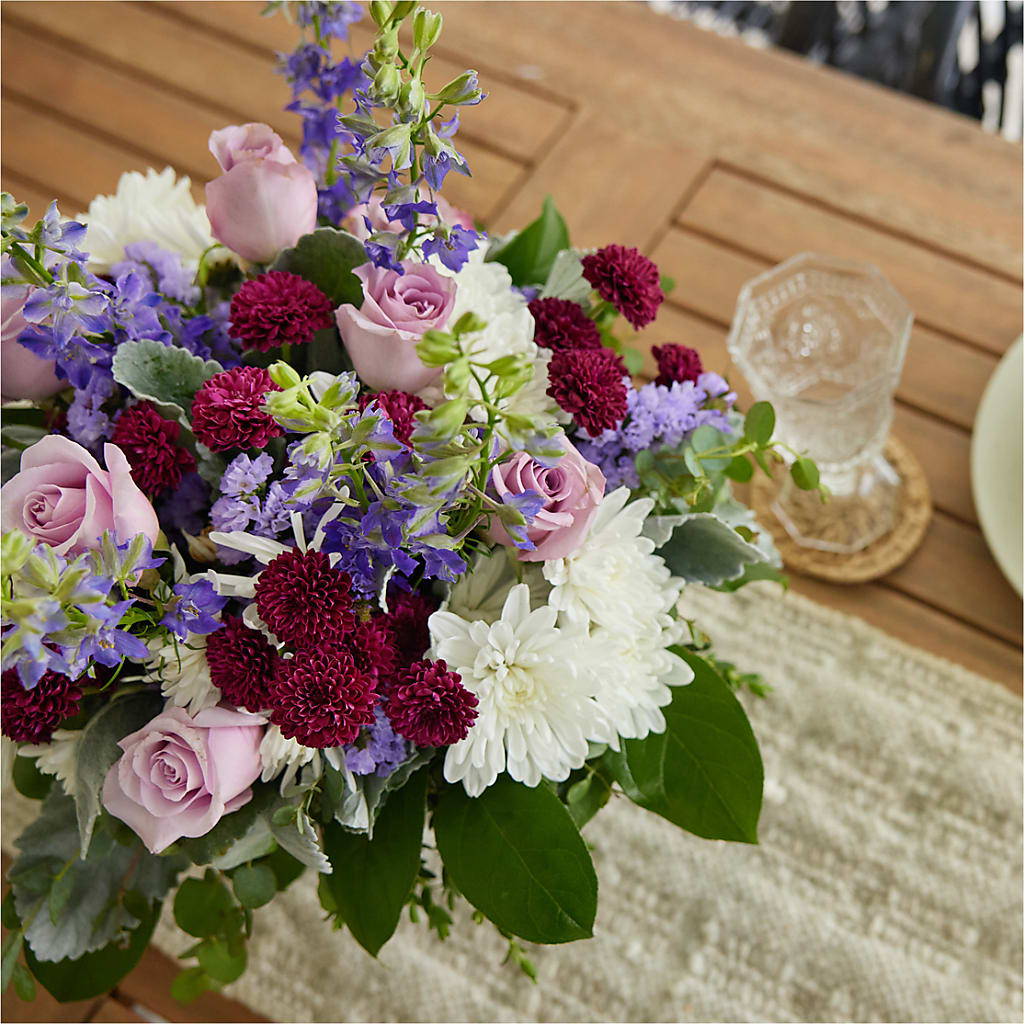 Violet Frost Bouquet –  Rhodes Family Price Chopper, Branson MO