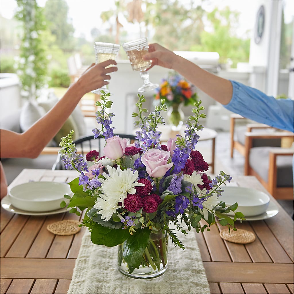Violet Frost Bouquet –  Rhodes Family Price Chopper, Branson MO
