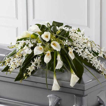Angel Wings Casket Spray –  Rhodes Family Price Chopper, Branson MO