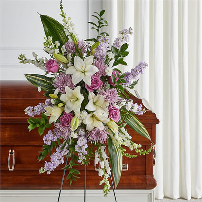 Grateful Hearts Standing Spray –  Rhodes Family Price Chopper, Branson MO