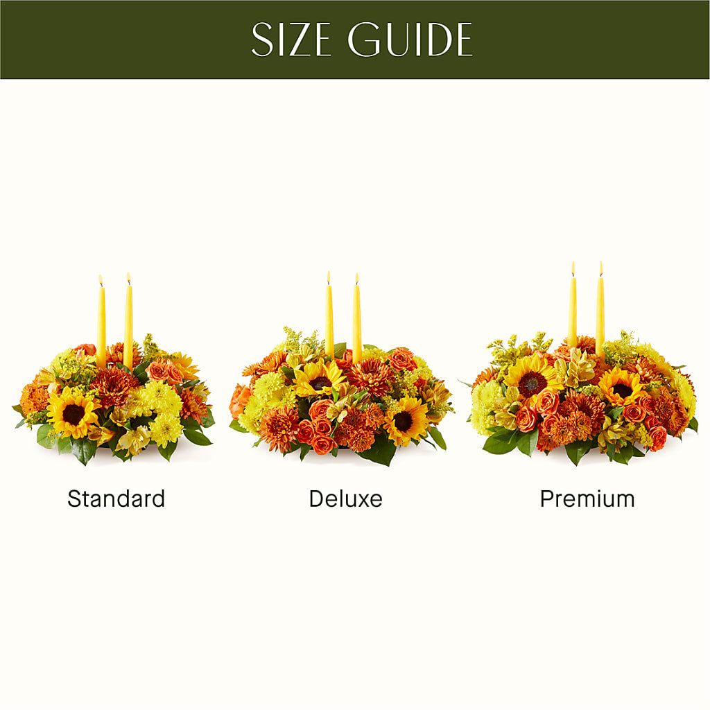 Autumn Harmony Centerpiece –  Rhodes Family Price Chopper, Branson MO