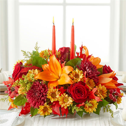Autumn's Embrace Centerpiece –  Rhodes Family Price Chopper, Branson MO