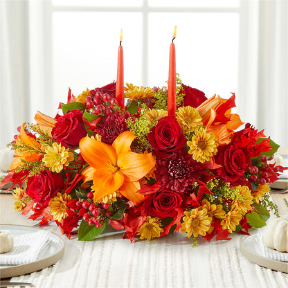 Autumn's Embrace Centerpiece –  Rhodes Family Price Chopper, Branson MO