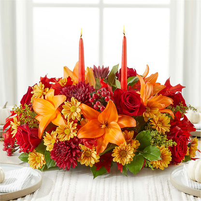 Autumn's Embrace Centerpiece –  Rhodes Family Price Chopper, Branson MO
