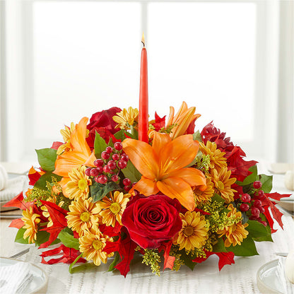 Autumn's Embrace Centerpiece –  Rhodes Family Price Chopper, Branson MO