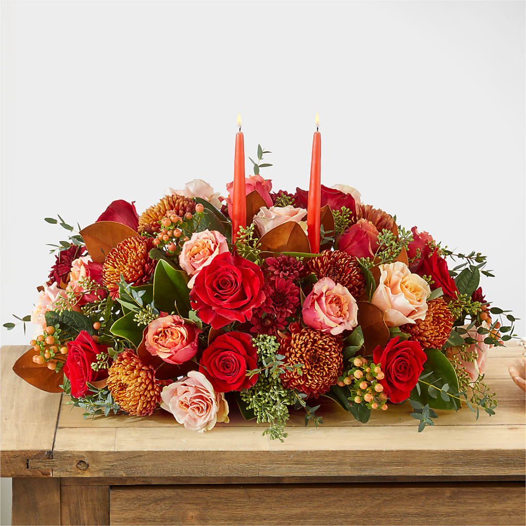 Gather Near Centerpiece –  Rhodes Family Price Chopper, Branson MO