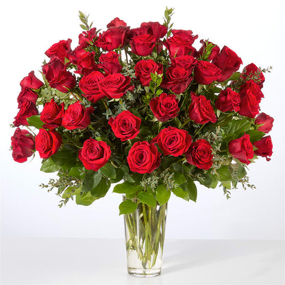 Forever Yours Fifty Stem Red Rose Bouquet –  Rhodes Family Price Chopper, Branson MO