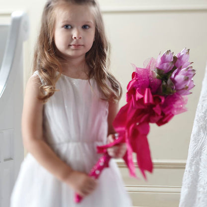 Sparkle Pink Flower Girl Bouquet –  Rhodes Family Price Chopper, Branson MO