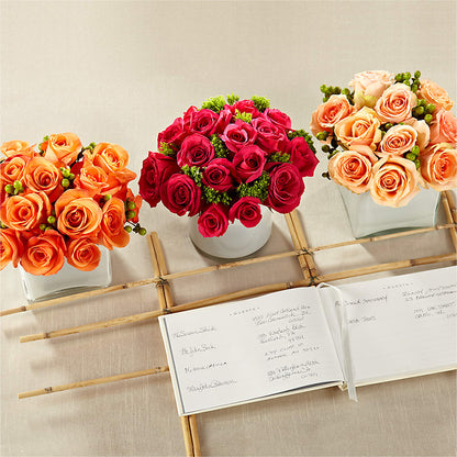 Dawn Rose Centerpiece –  Rhodes Family Price Chopper, Branson MO